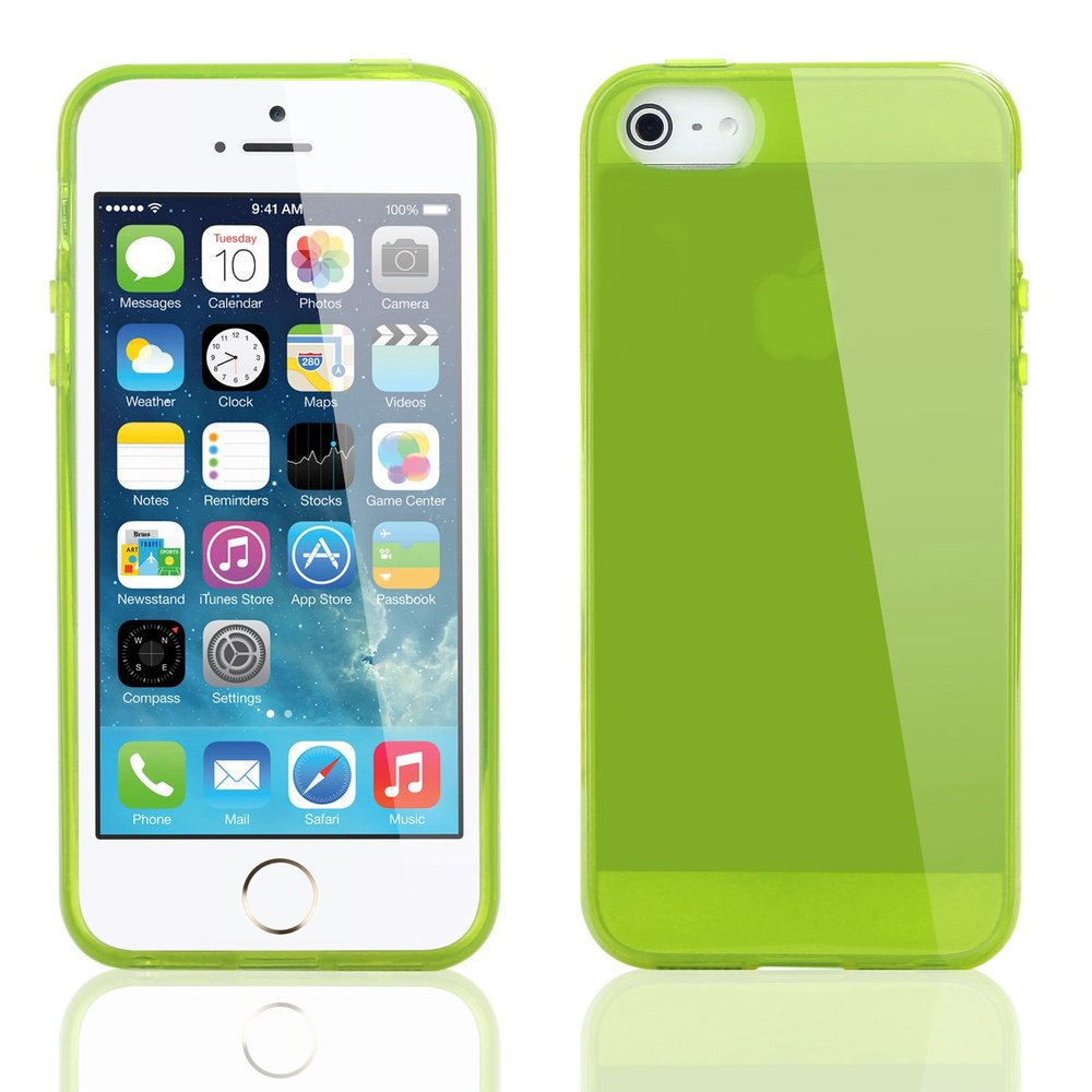 Omang Ultra Slim Flexible Soft TPU Case for iPhone 5S