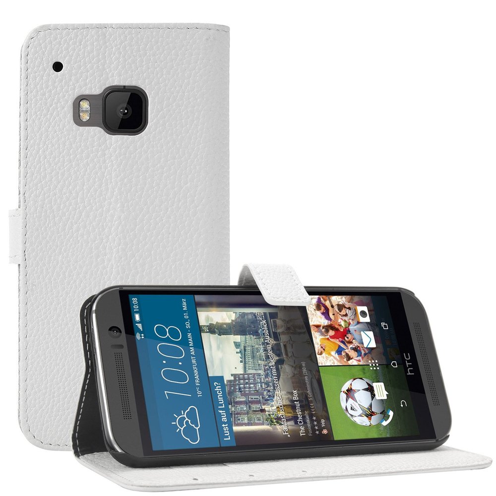 Omang Premium Slim Imitation Leather Cover for HTC One M9