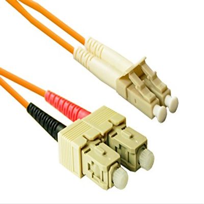 Enet 7M SC/LC Duplex MULTIMODE 62.5/125 OM1 OR Better Orange Fiber