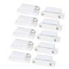 uxcell Pack of 10 Plastic Housing Plate Door Magnetic Catch Latch view 1