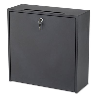 Safco Products 4259BL Inner Office Mailbox, Large, Black
