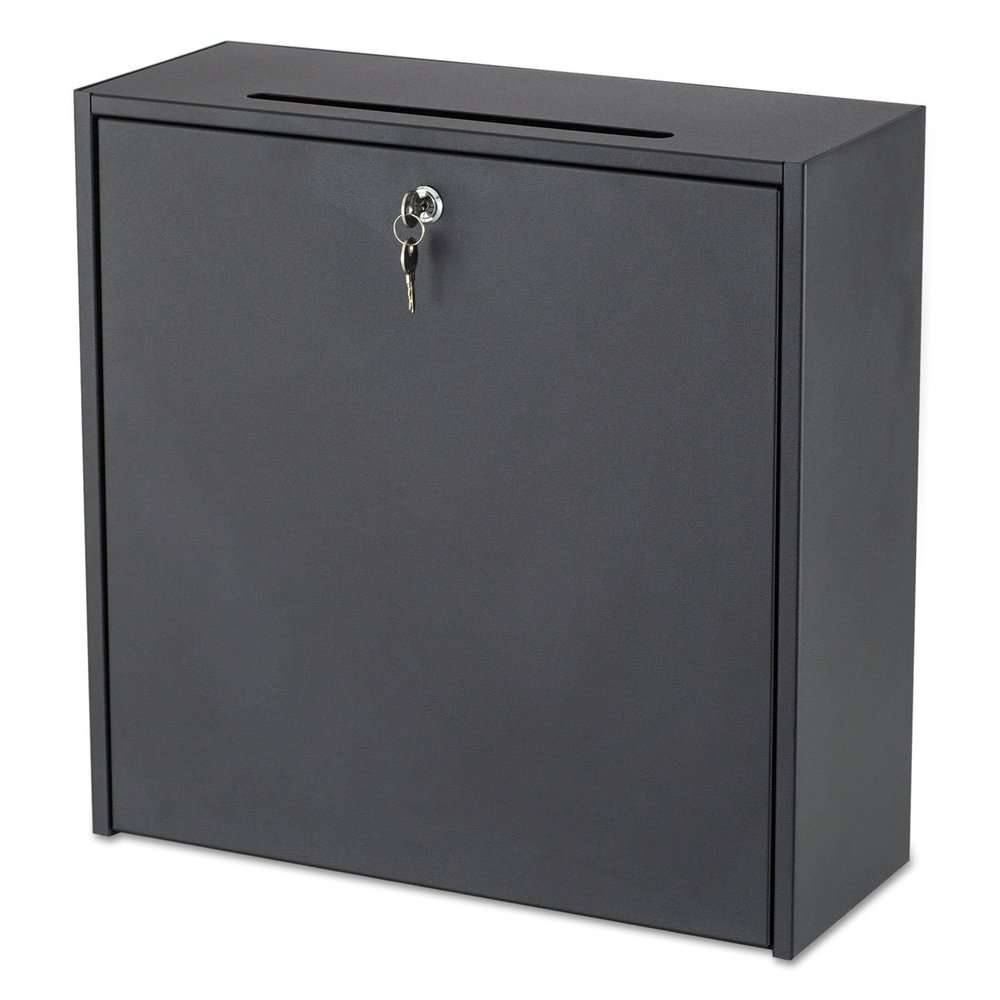 Safco Products 4259BL Inner Office Mailbox, Large, Black