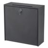 Safco Products 4259BL Inner Office Mailbox, Large, Black view 1