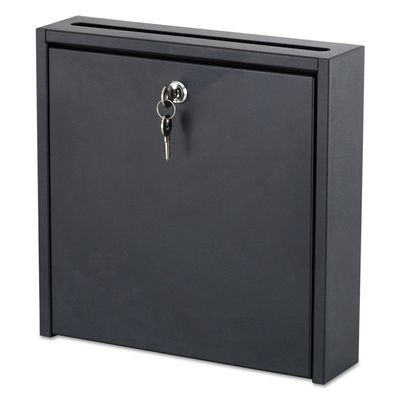 Safco Products 4258BL Inner Office Mailbox, Small, Black