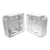 High Profile Box Mounting Bracket Set - White - Free Shipping! view 1