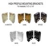 High Profile Box Mounting Bracket Set - White - Free Shipping! view 2
