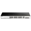 D-Link 28-Port Gigabit Smart Managed Switch | 24 GbE + 4 SFP Combo Ports | L2+ | VLANs | Cable Diagnostics | Web UI | Rackmount | Fanless | NDAA Compliant | Lifetime Warranty (DGS-1210-28) view 1
