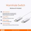USB 2.0 Wormhole KM Switch JUC100 view 3