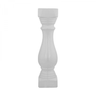 Baluster Leg White Ceramic Balustrade Part 20.25" High Decorative Stair Railing Balcony Balusters | Renovators Supply Manufacturing