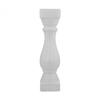 Baluster Leg White Ceramic Balustrade Part 20.25" High Decorative Stair Railing Balcony Balusters | Renovators Supply Manufacturing view 1