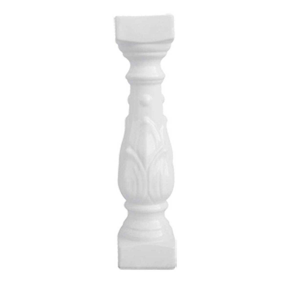 Baluster Leg White Ceramic Balustrade Part 24" High Decorative Stair Railing Balusters | Renovators Supply Manufacturing