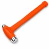 XtremepowerUS 32oz Dead Blow Hammer Dual Head 2lbs Pound Ball Peen and Flat Face for Metalworking Auto Repair, Striking with Non Slip Grip Handle, 2-Pounds, Orange view 1