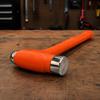 XtremepowerUS 32oz Dead Blow Hammer Dual Head 2lbs Pound Ball Peen and Flat Face for Metalworking Auto Repair, Striking with Non Slip Grip Handle, 2-Pounds, Orange view 4