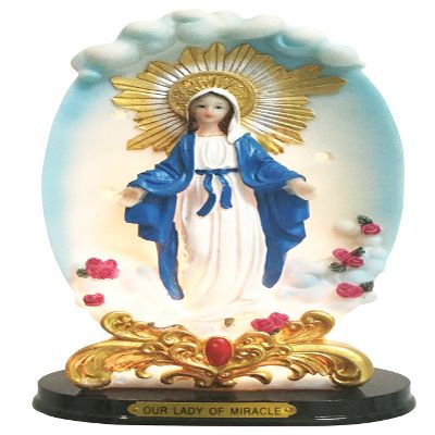 12 Inch Our Lady of Miracle with Light