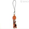 Basenji Leather Dog mobile/Cellphone Charm VANCA CRAFT-Collectible Cute Mascot Made in Japan view 3