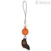 Dachshund short hair Black&Tan Leather Dog mobile/Cellphone Charm VANCA CRAFT-Collectible Cute Mascot Made in Japan view 3