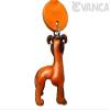 Vanca.com Whippet Terrier Leather Dog mobile/Cellphone Charm VANCA CRAFT-Collectible Cute Mascot Made in Japan view 2