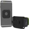Navitech Black/ Silver Neoprene Water Resistant Sports Gym, Jogging / Running Armband Case with Compatible With The Larger Smart Phones (up to 4.3 " screens) Such As: Sony Xperia S/ Sony Xperia J/ Sony Xperia U/ Sony Xperia Sola/ Sony Xperia P/ Sony view 3