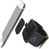 Navitech Black/ Silver Neoprene Water Resistant Sports Gym, Jogging / Running Armband Case with Compatible With The Larger Smart Phones (up to 4.3 " screens) Such As: Nokia Lumia 920/ Nokia Lumia 820/ Nokia Lumia 800/ Nokia Lumia710/ Nokia Lumia610 view 2