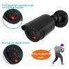 WALI Fake Security Camera with Flashing Red Light, 4 Pack, BlackTC-B4 view 3