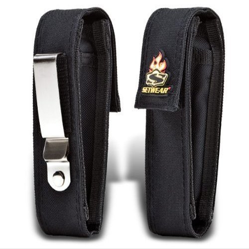 SetWear Mini Flashlight Pouch (6" x 2") - Black
