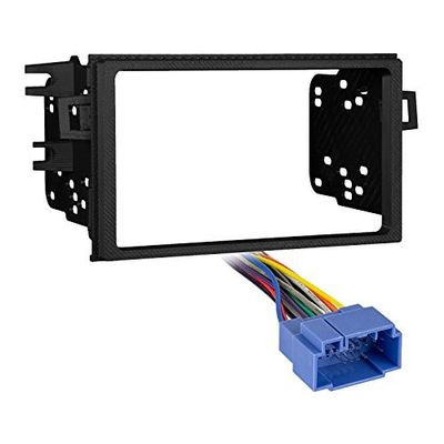 Metra 95-7895 Double DIN Stereo Dash Kit + Wire Harness for 1998-02 Honda Accord