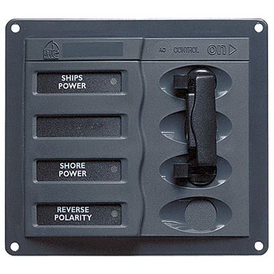 BEP 900-ACCH-110V Double Pole Change Over Panel AC Circuit Breaker Panel Without Meters