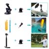 Action Camera Accessories Kit Compatible with Gopro Hero 13 12 11 10 9 8/AKASO EK7000/Brave 4/Brave 7 LE/DJI Osmo Action 5 pro/ODDV/Xilecam, Selfie Stick Suction Cup Mount Floating Handle Grip view 3
