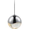 Sonneman 2913.01-SML Contemporary Modern LED Pendant from Grapes Collection in Chrome Finish, view 3