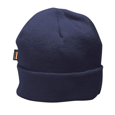 Portwest B013 Knit Hat Insulatex Lined Soft 100% Acrylic Knit Fabric Navy