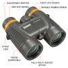 Bushnell H2O Xtreme 10x42 Compact Waterproof Binoculars - Fully Multi-Coated Lenses, Anti-Fog, High-Performance Optics for Hunting, Birdwatching, Fishing, Boating, and Travel view 2