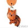 American Shorthair Leather Cat Goods mobile/Cellphone Charm VANCA CRAFT-Collectible Cute Mascot Made in Japan view 3
