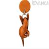 Russian Blue Leather Cat Goods Mobile/Cellphone Charm VANCA Craft-Collectible Cute Mascot Made in Japan view 2