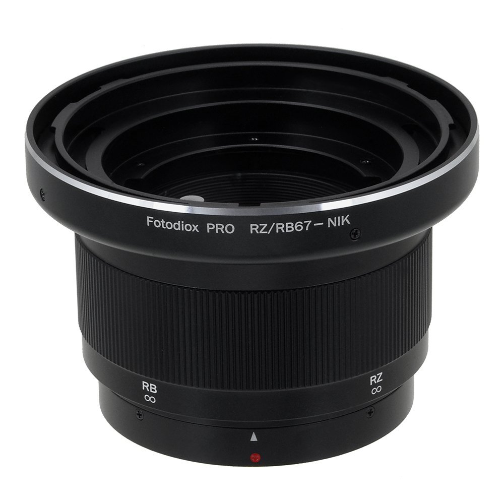 Fotodiox Pro Lens Mount Adapter Compatible Mamiya RB67 and RZ67 Lenses to Nikon F-Mount Cameras