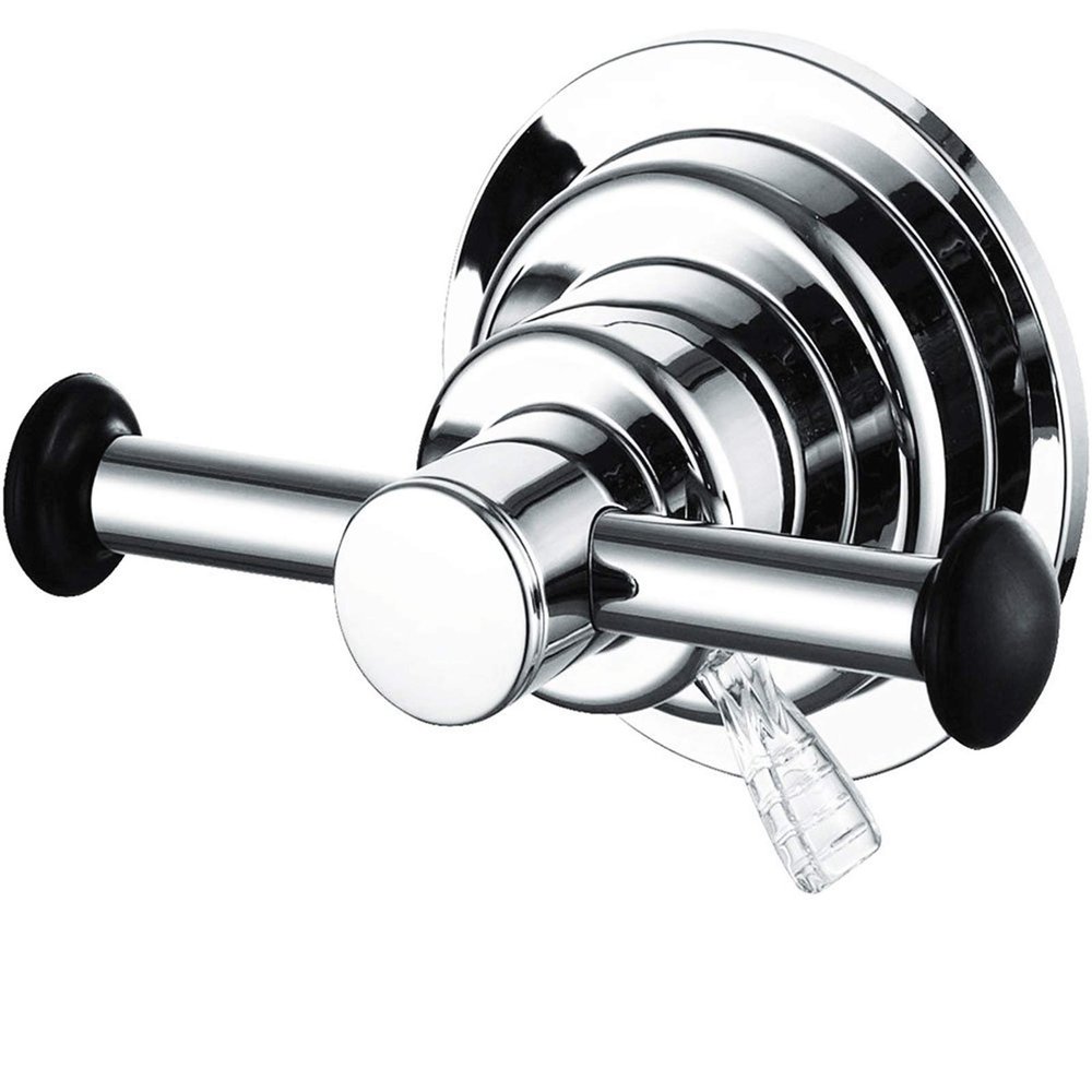 BOPai Stylish Suction Cup Hooks for Shower, Chrome