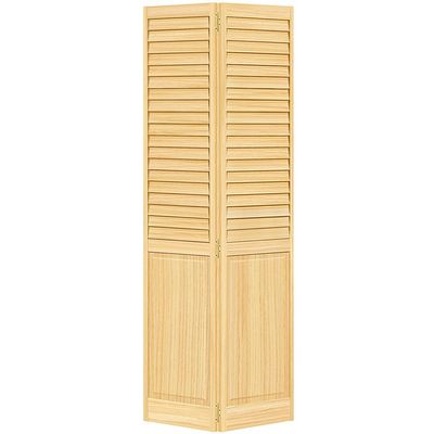 Kimberly Bay Closet Door, Bi-fold, Louver Panel Plantation (24x80)