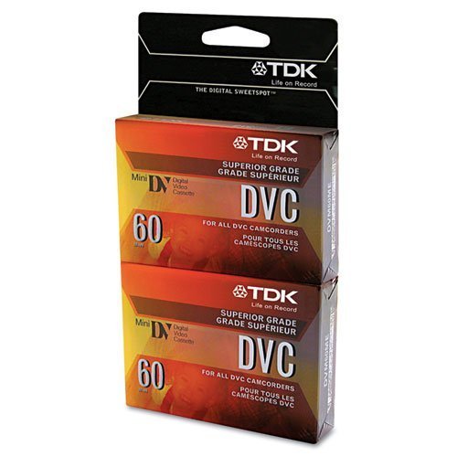 60 - Minute Mini DVC Tapes , 2/pack by TDK
