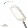 Brightech Litespan LED 2nd Edition Reading Floor Lamp with Cool, Soft & Warm White LED's - Built-in Dimmer - Adjustable Design Pivots in Any Direction - Energy Saving 12 Watts - Alpine White view 1