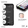 iPhone 6 Plus Case, 6s Plus SaharaCase Protective Kit (Clear) + [ZeroDamage Tempered Glass Screen Protector] Rugged Slim Fit Cover [Shock-Absorbing Reinforced Bumper] Scratch-Resistant Hard Back view 2
