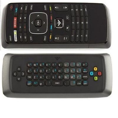 NEW Vizio Dual side keyboard QWERTY Remote Control XRV1D3 for M420SV M470SV M550SV M420SL M470SL M550SL M370SR M420SR M420KD E551VA M3D650SV M3D550SL M3D470KD M3D550KD; E3D320VX E3D420VX E3D470VX