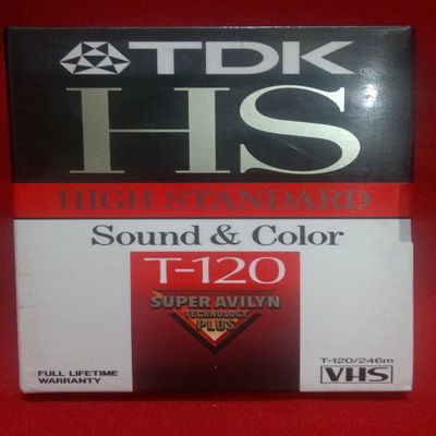 TDK High Standard T-120 VHS Tape 4 Pack