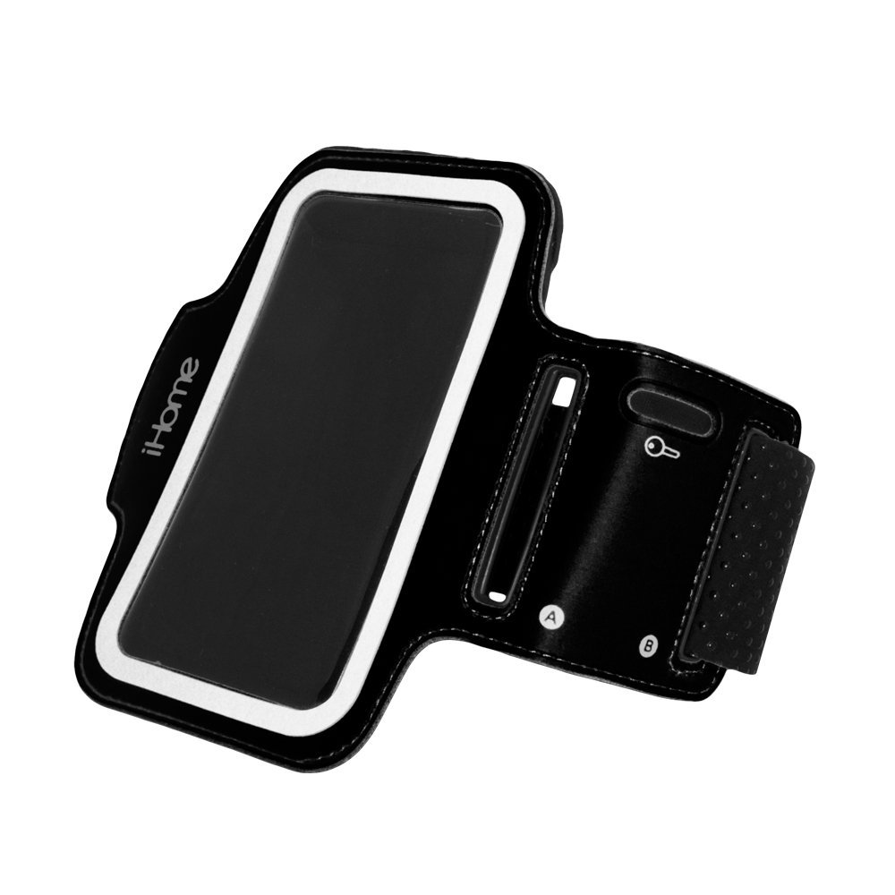iHome IH-5P141B Sport Armband for iPhone 4/4S/5 and iPod touch, Black