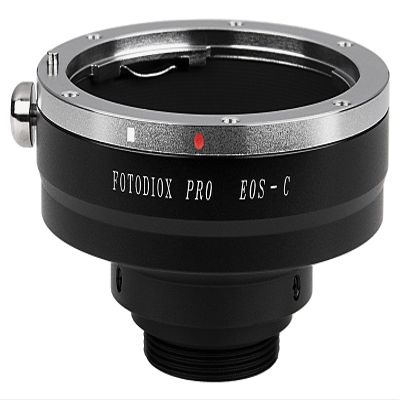 Fotodiox Pro Lens Mount Adapter Compatible with Canon EOS EF and EF-S Lenses to C-Mount Cameras