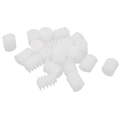 uxcell 20 Pcs 2mm Hole 6mmx8mm Worm Gear for DIY Motor Reduction Box