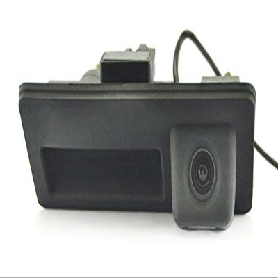 2 in 1 Car Trunk Handle + CCD Rear View Backup Reverse Parking Camera for VW Tiguan 2012-2021
