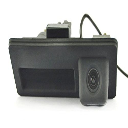 2 in 1 Car Trunk Handle + CCD Rear View Backup Reverse Parking Camera for VW Tiguan 2012-2021