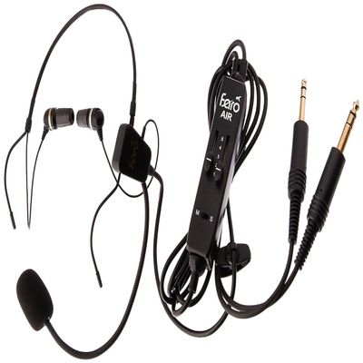 FARO AIR in-Ear Aviation Headset Premium Pilot Headset - Compare with ClarityAloft, Black