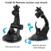 Suction Cup Mount Compatible with Gopro Hero 13 12 11 10 9 8/AKASO EK7000/Brave 4/Brave 7/V50X/Insta360 x5 x4/ODDV/DJI Osmo Action 5 Pro/Apexcam/Icefox Action Camera, Car Windshield Camera Mount view 2