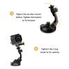 Suction Cup Mount Compatible with Gopro Hero 13 12 11 10 9 8/AKASO EK7000/Brave 4/Brave 7/V50X/Insta360 x5 x4/ODDV/DJI Osmo Action 5 Pro/Apexcam/Icefox Action Camera, Car Windshield Camera Mount view 3