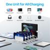 Unitek Multi Charging Station, 10-Port USB Charger for Multiple Device with SmartIC Tech and Adjustable Dividers, Organizer Stand Compatible with iPad, Tablet, Kindle, iPhone view 3